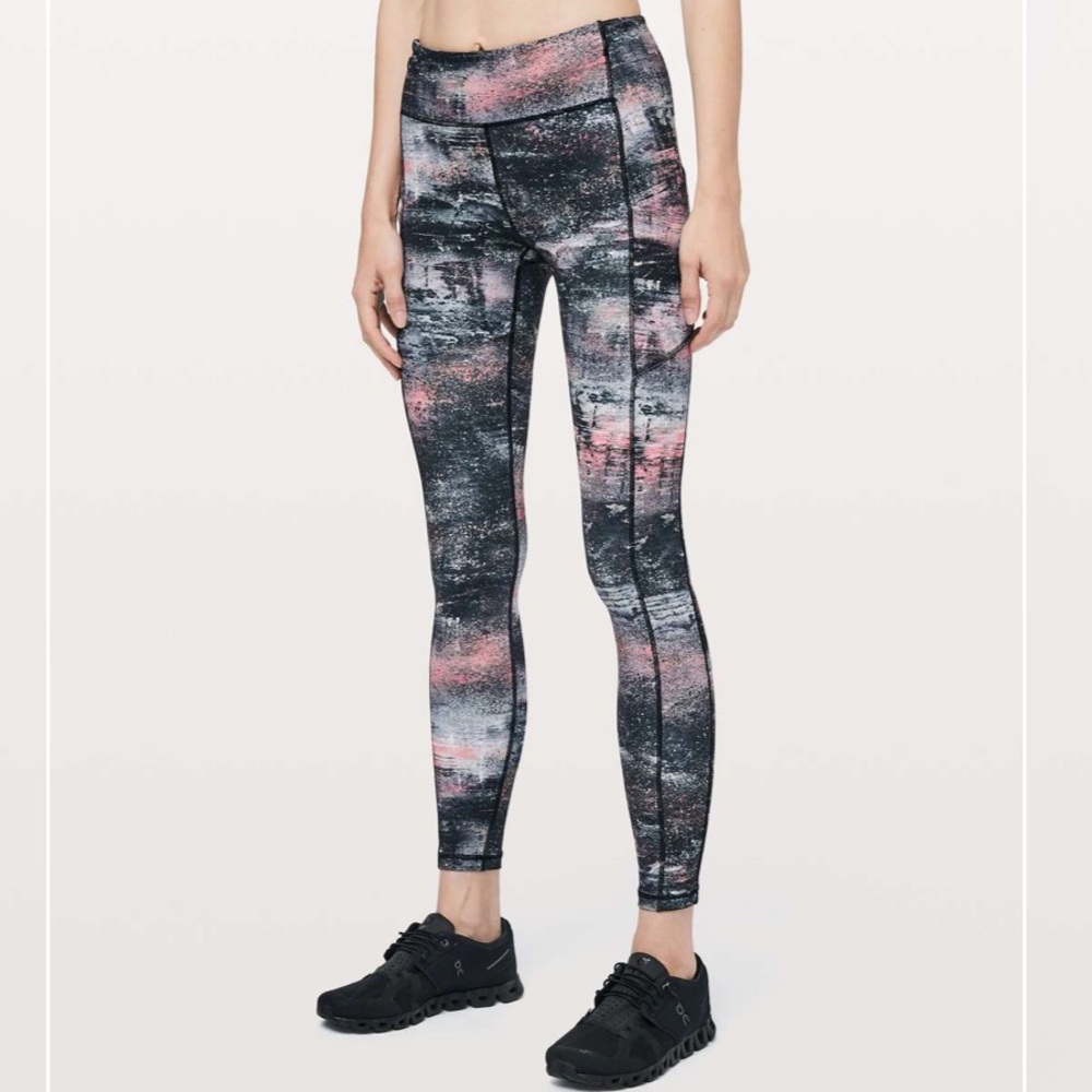 3 for $40 Lululemon Abstract Print Leggings Size 6